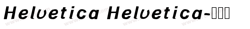 Helvetica Helvetica字体转换